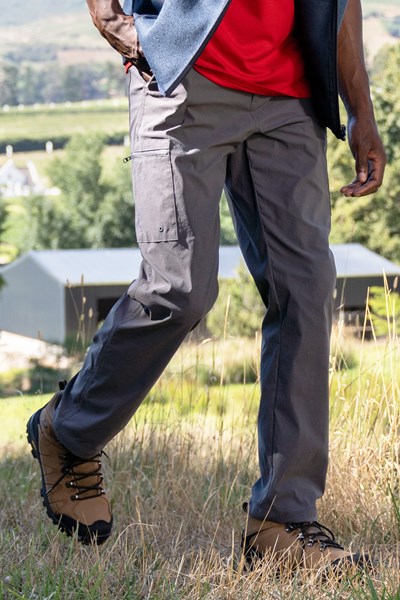 Trek Stretch Mens Trousers - Regular length - Grey