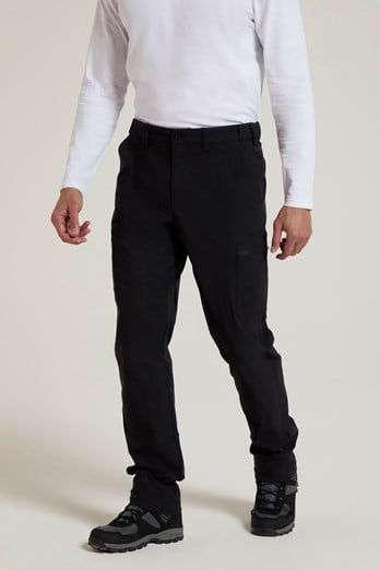Trek Stretch Mens Pants - Regular length Jet Black