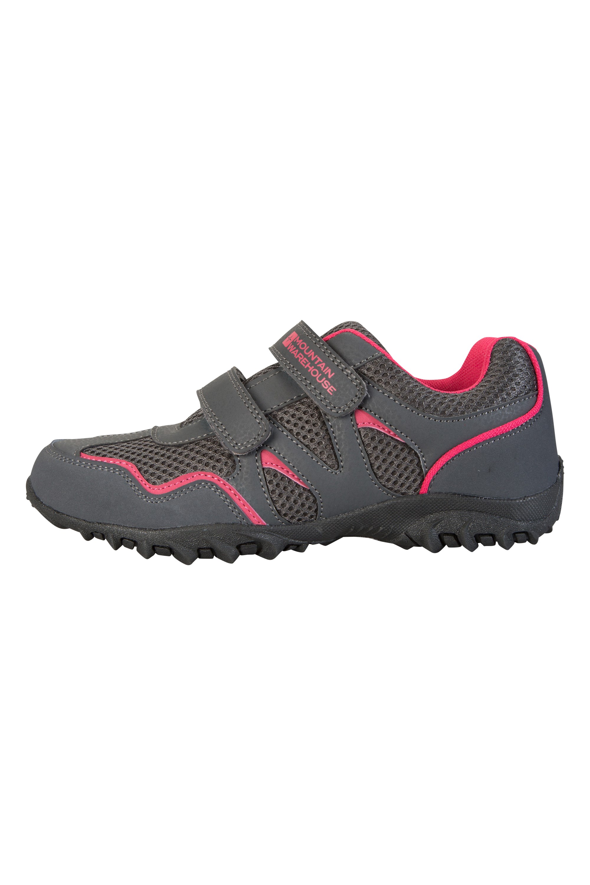 Mountain Warehouse Mountain Warehouse Girls Black Neptune Kids Hook and Loop Shoes Trainers US 6 