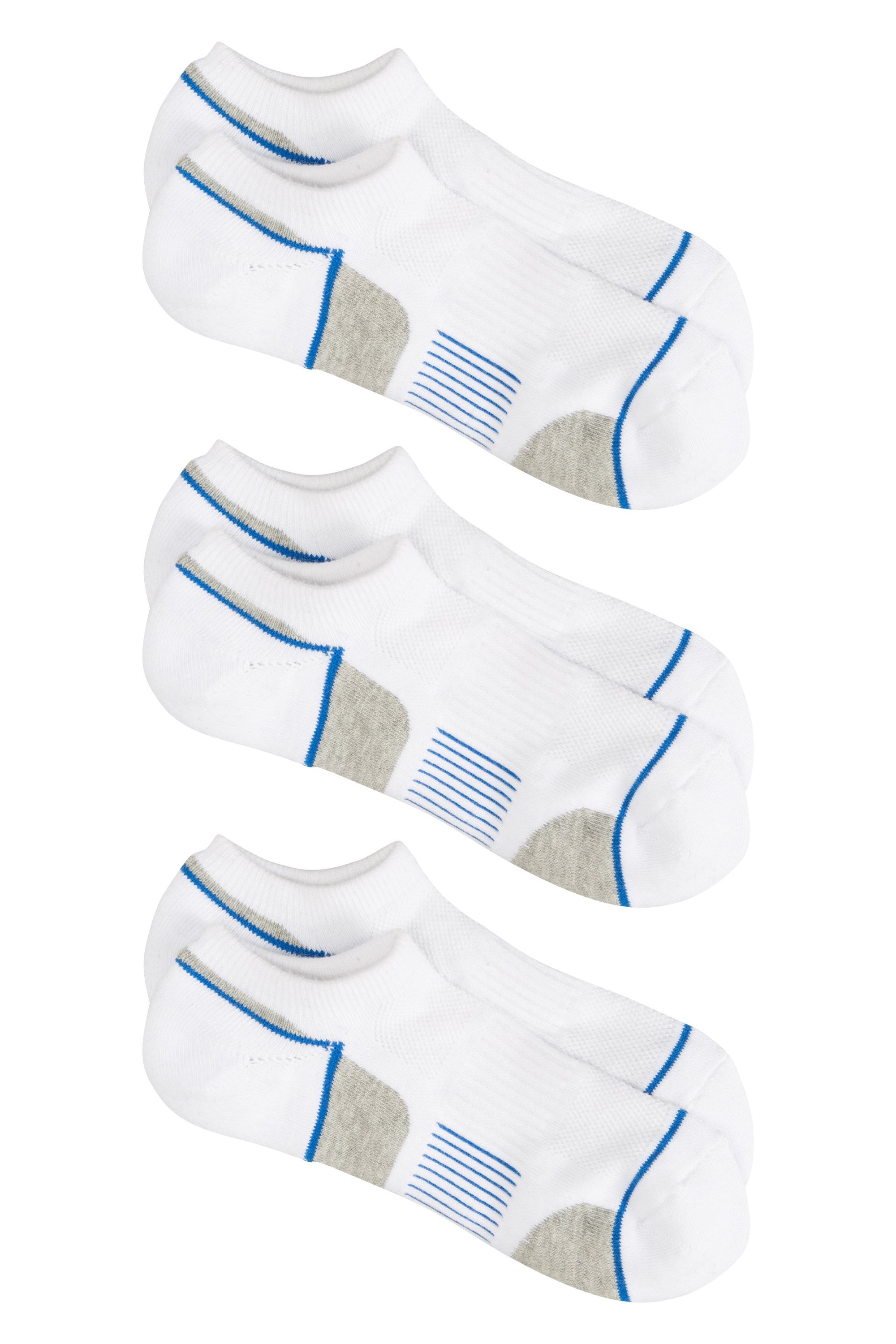 Isocool Performance Mens Socks Multipack - White