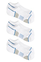 Isocool Performance Mens Socks 3-Pack White