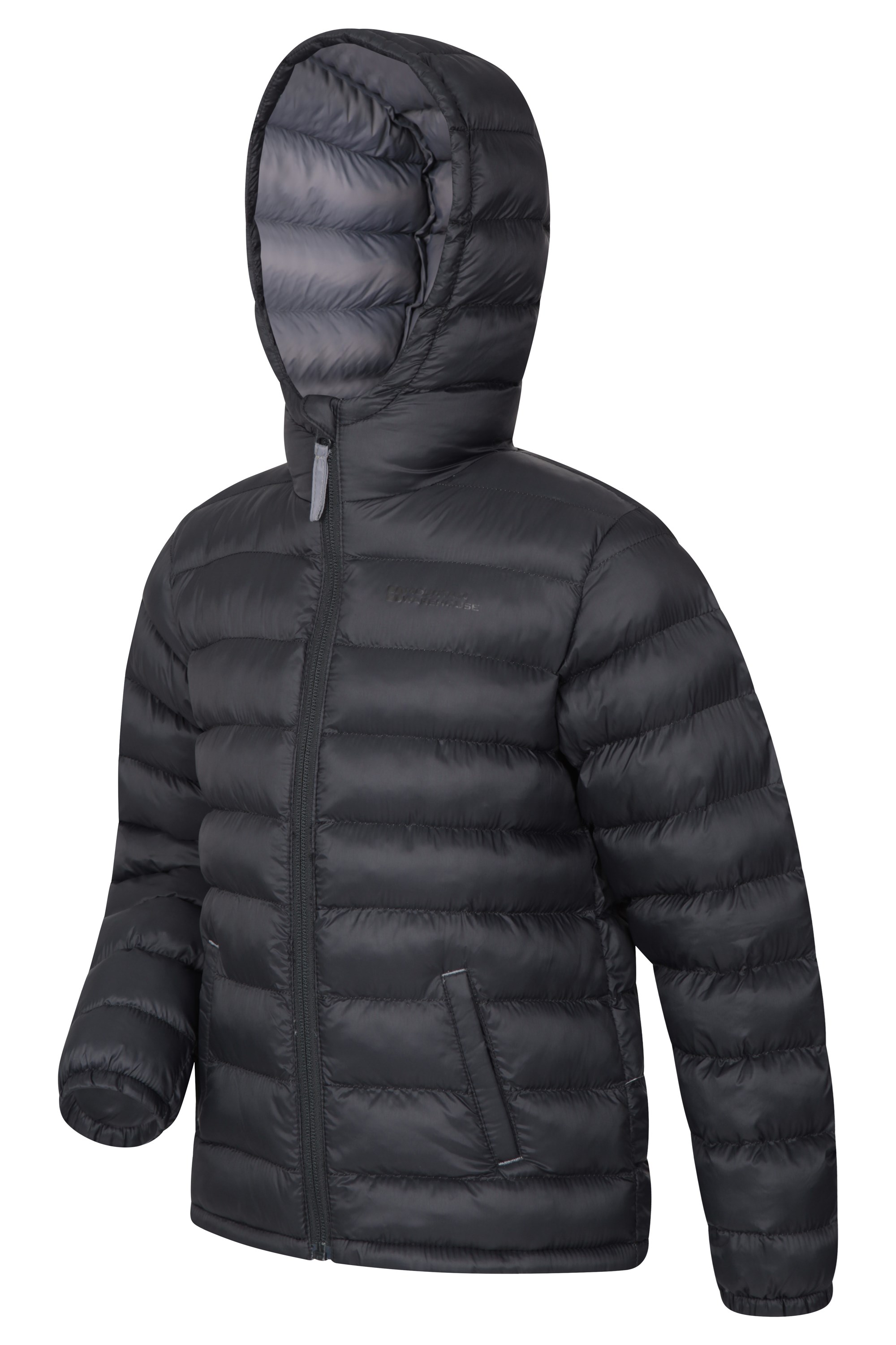 mountain warehouse black puffer jacket