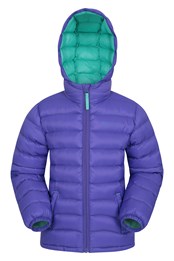 Seasons Kids Water Resistant Padded Jacket Dark Purple