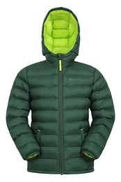 Seasons Kids Water Resistant Padded Jacket Khaki