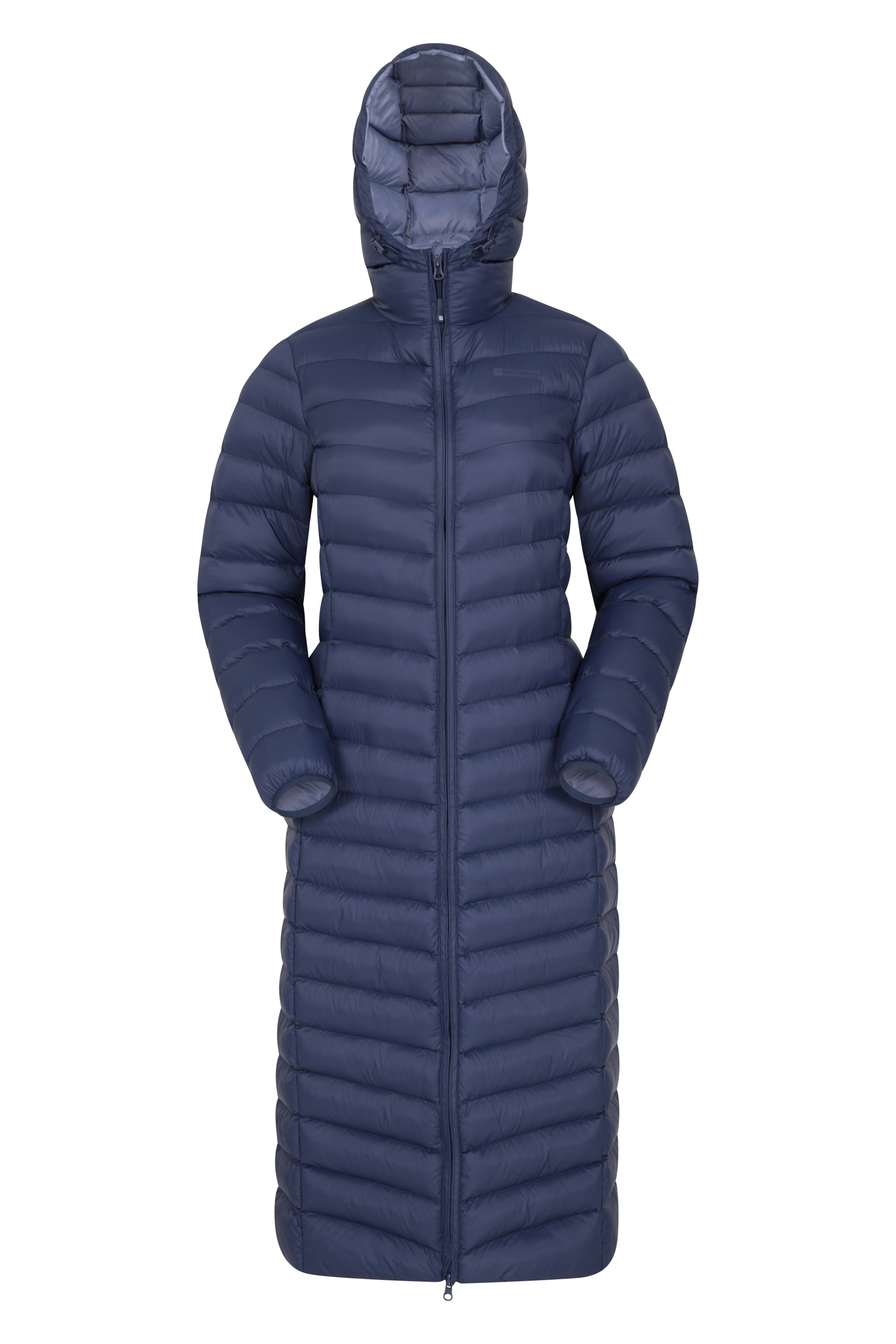 Mountain Warehouse Womens Long Padded Jacket Water Resistant Winter Ladies Coat 