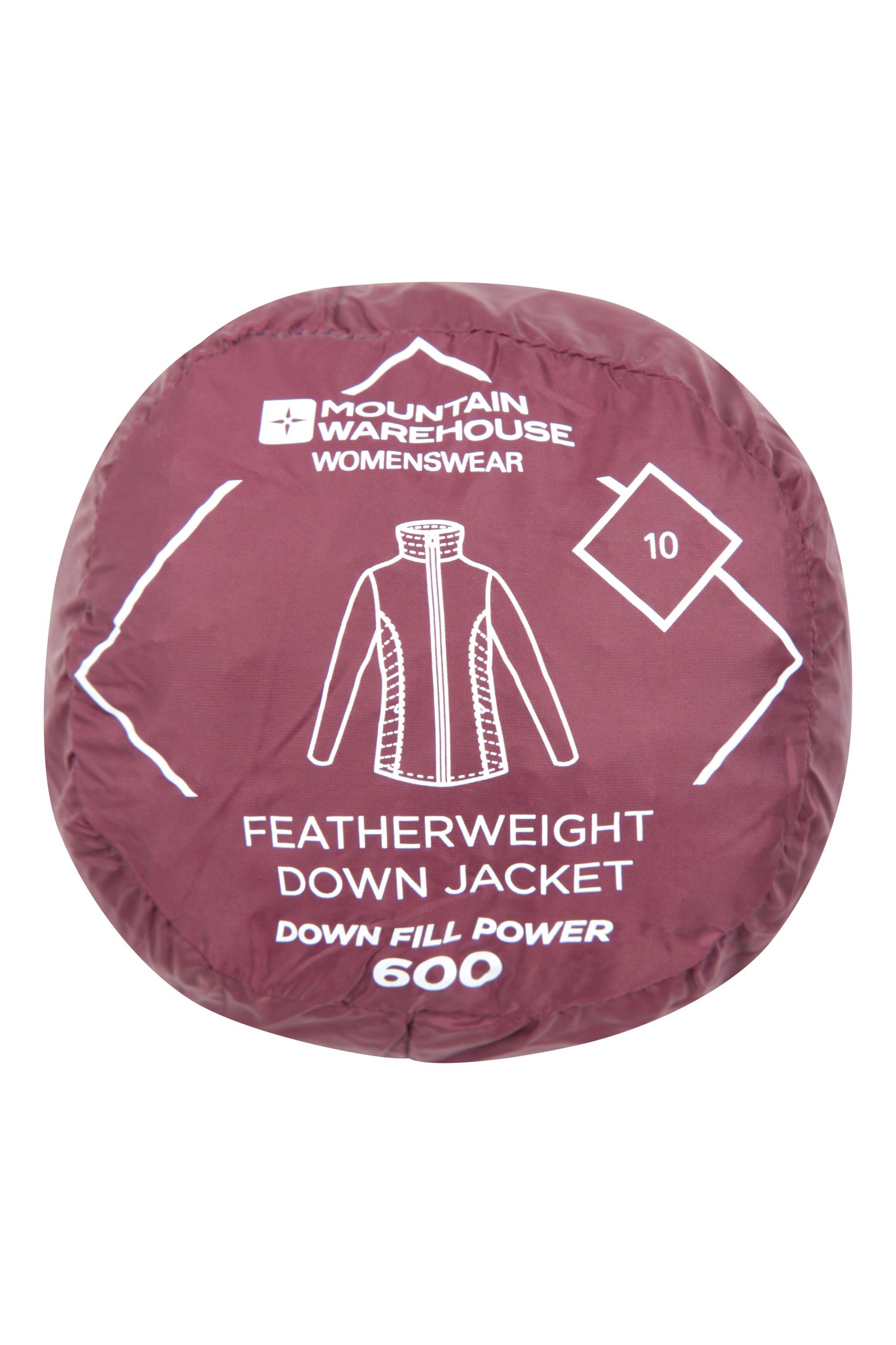 Mountain warehouse featherweight down womens clearance jacket