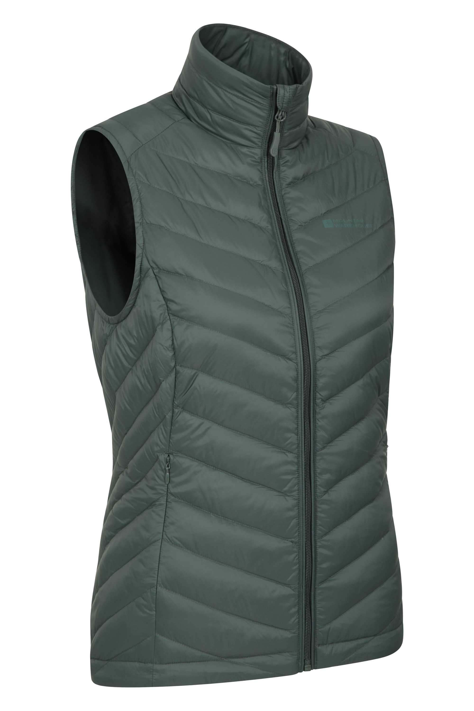 Mountain Warehouse Featherweight Daunen Steppweste für Damen TTD Weste Jacke Steppweste Herren Gr S schwarzblau | eBay