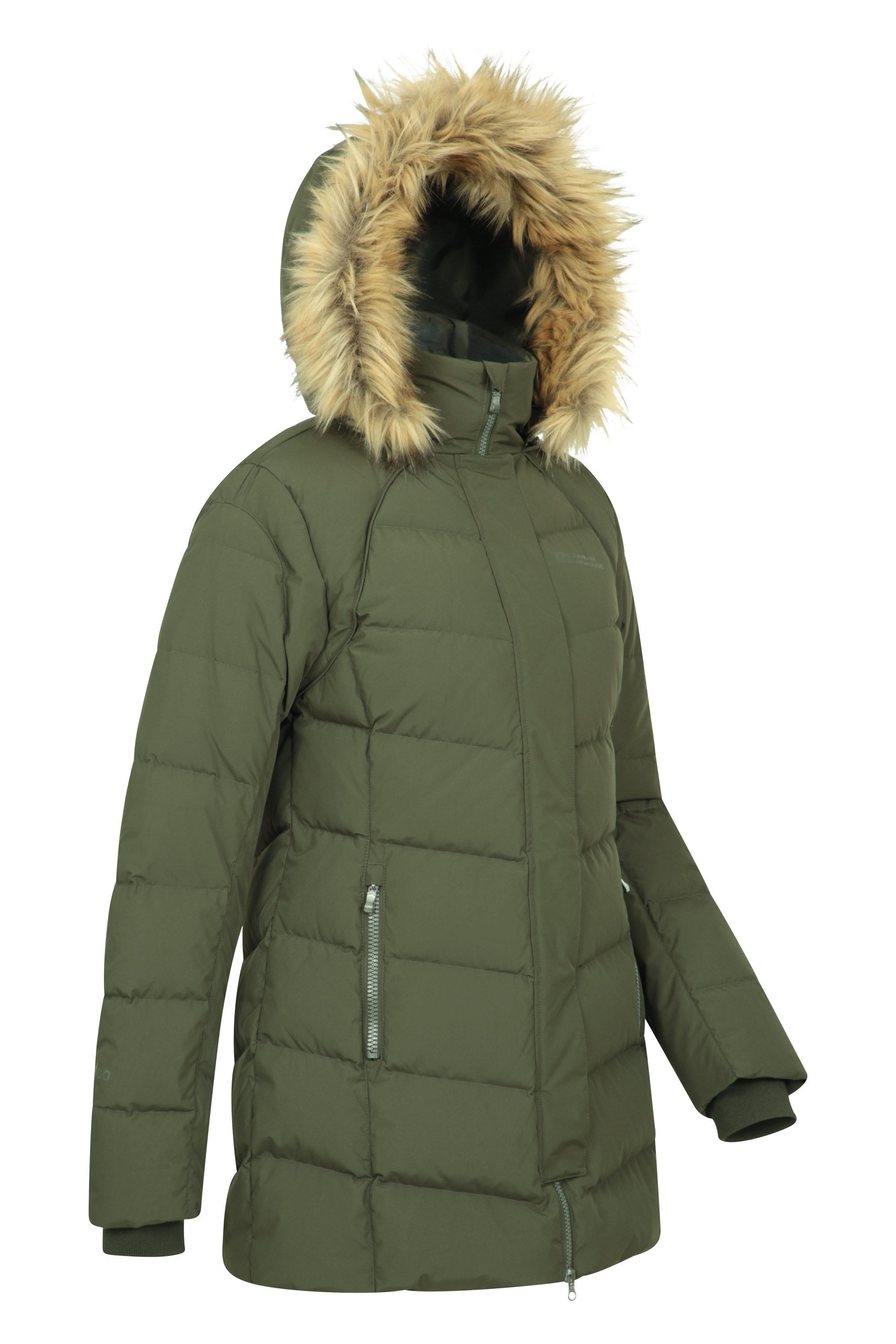 Green Mountain Warehouse Stretchy Ladies Outdoor in Khaki Womens Clothing Coats Parka coats - Save 20% 