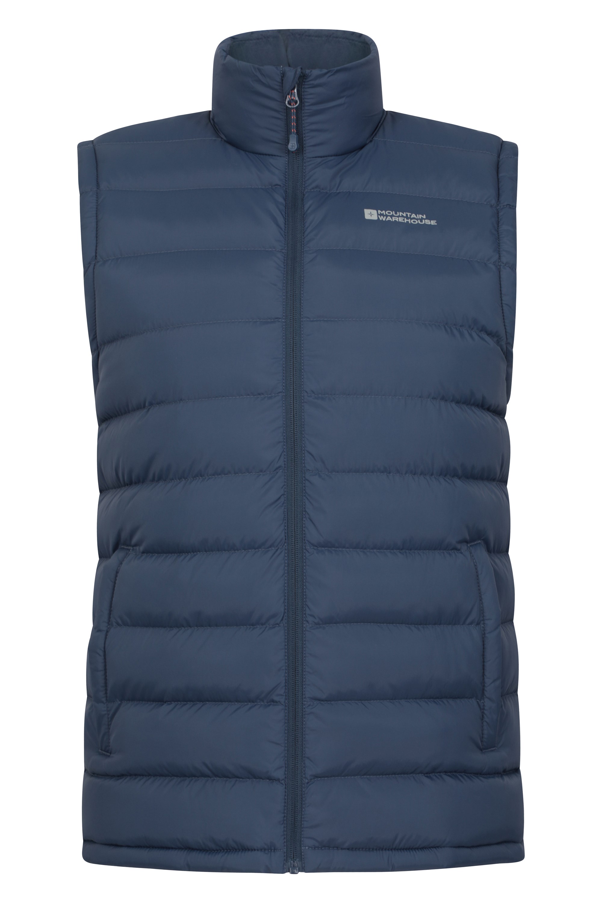 Mountain Warehouse Grasmere Mens Gilet Breathable Running Vest Gilet Pockets Water Resistant Outdoor Jacket Lightweight Body Warmer for Cycling & Hiking 