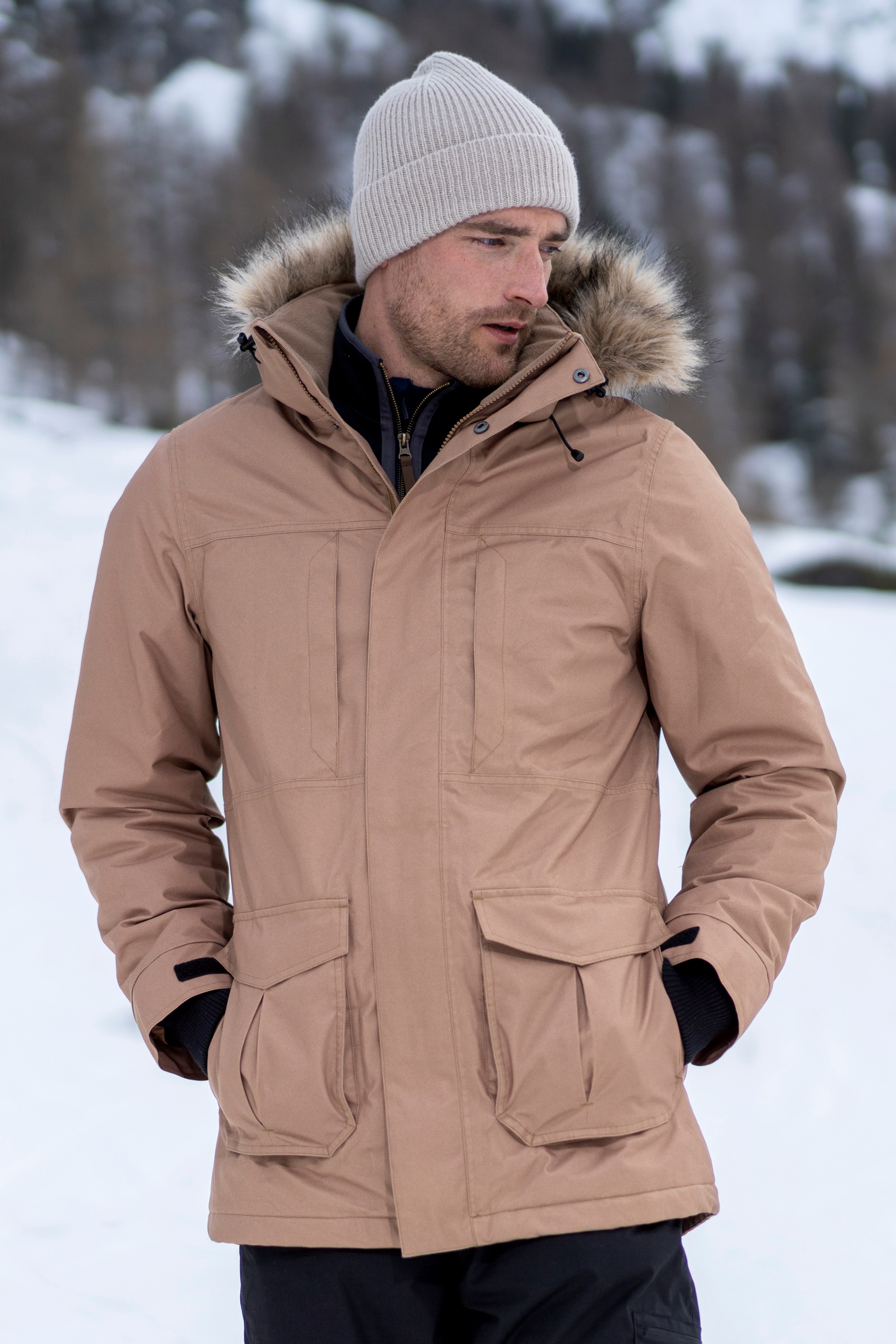 Gorge Waterproof Mens Long Jacket Mountain Warehouse NZ