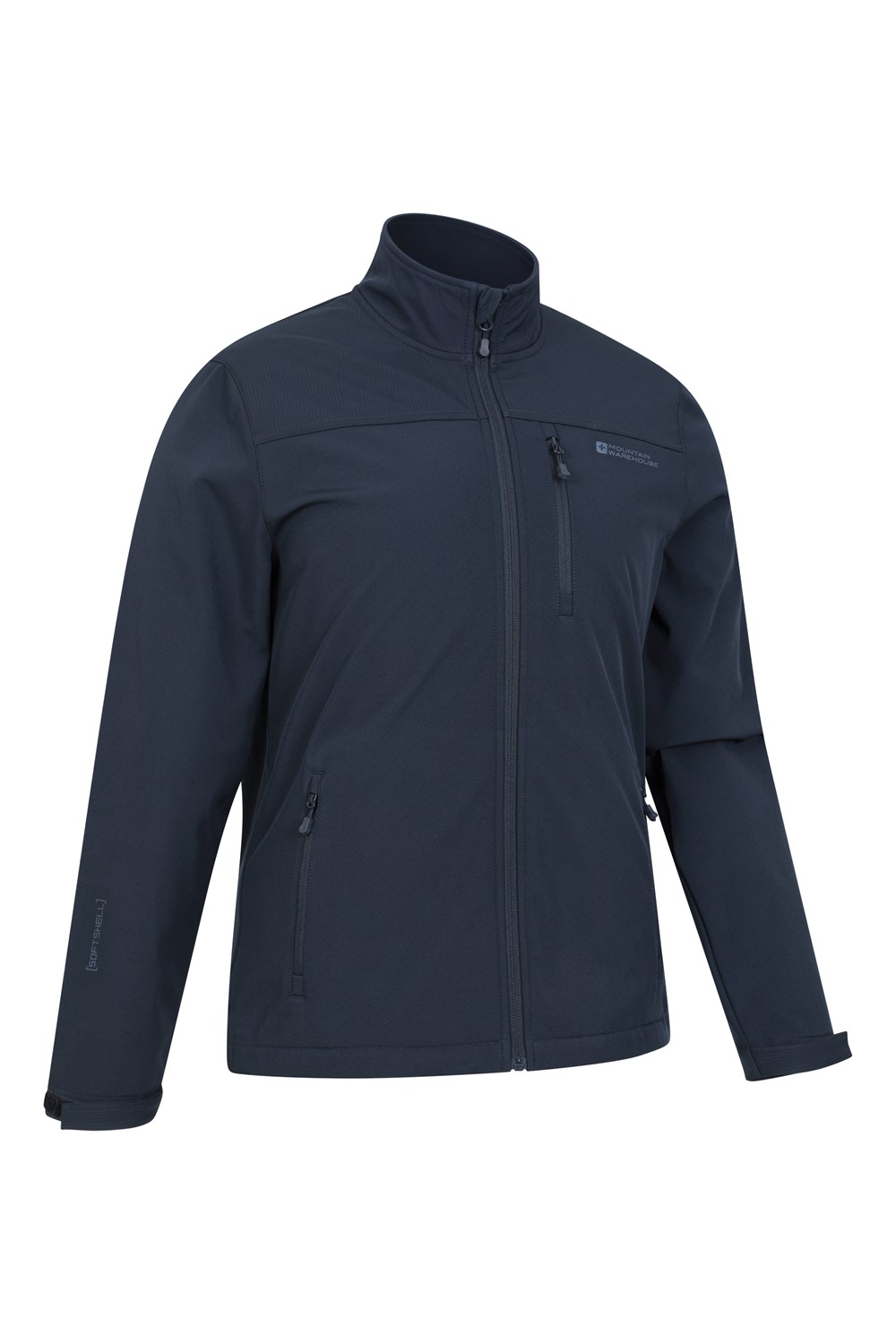 Mountain Warehouse Mens Grasmere Softshell Jacket - Lightweight Showerproof Coat - Picture 29 of 33