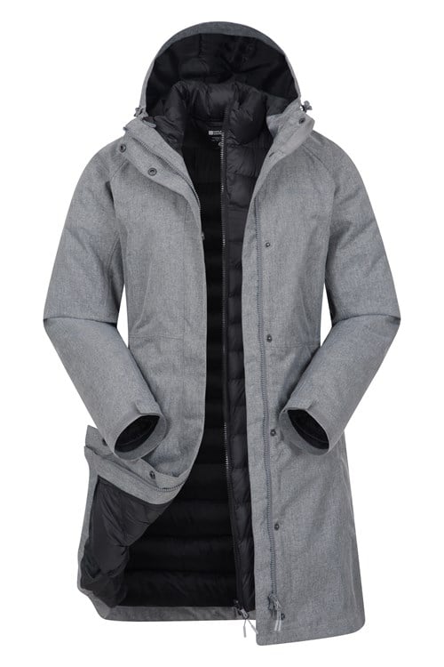 3 in 1 Waterproof Removable Liner Sporty Jacket Long Sleeves