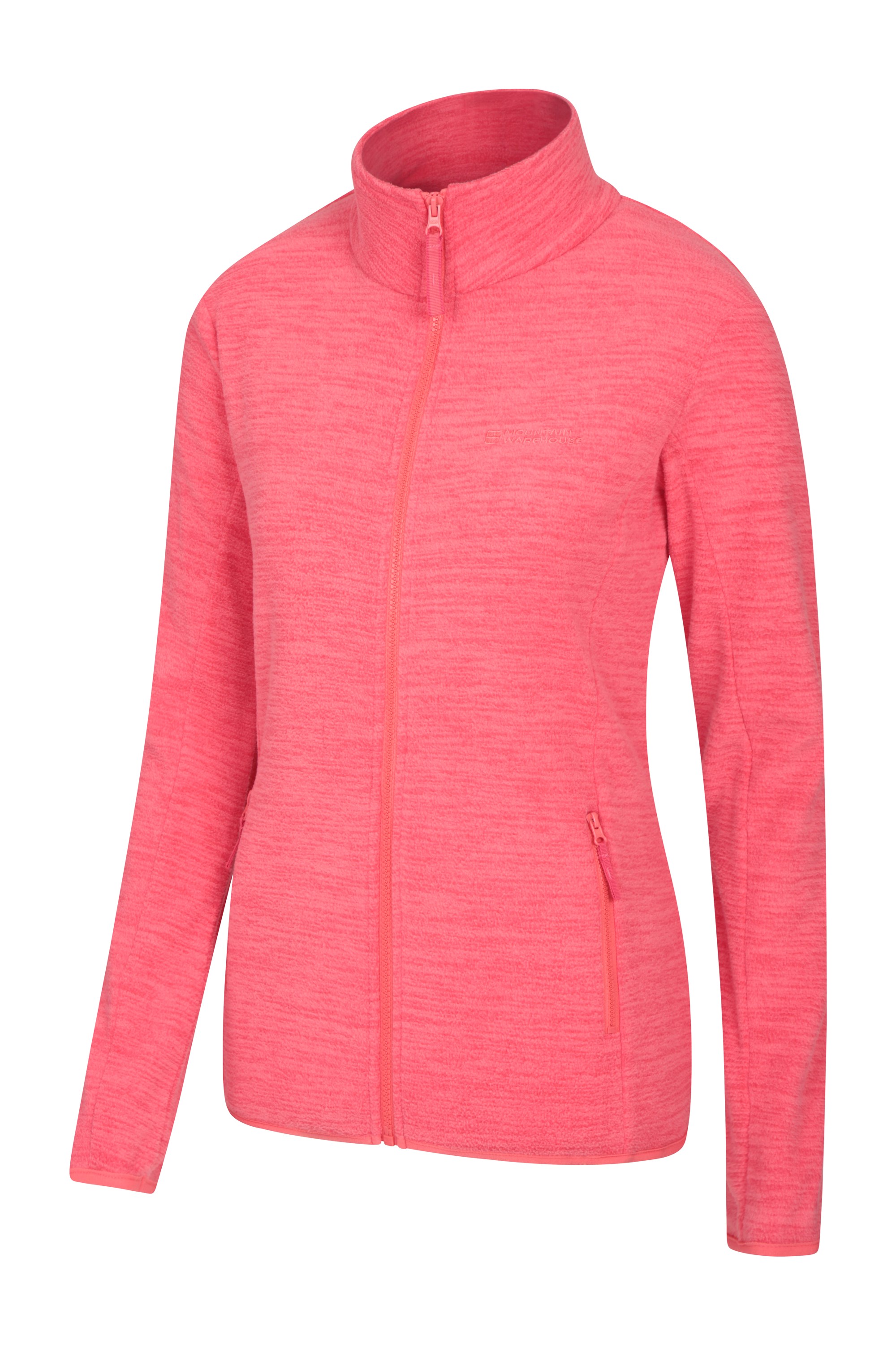 Antipill Breathable Baselayer Mountain Warehouse Snowdon Womens Full Zip Fleece Best for Winter Lightweight Ladies Sweater Top Camping & Hiking Spring