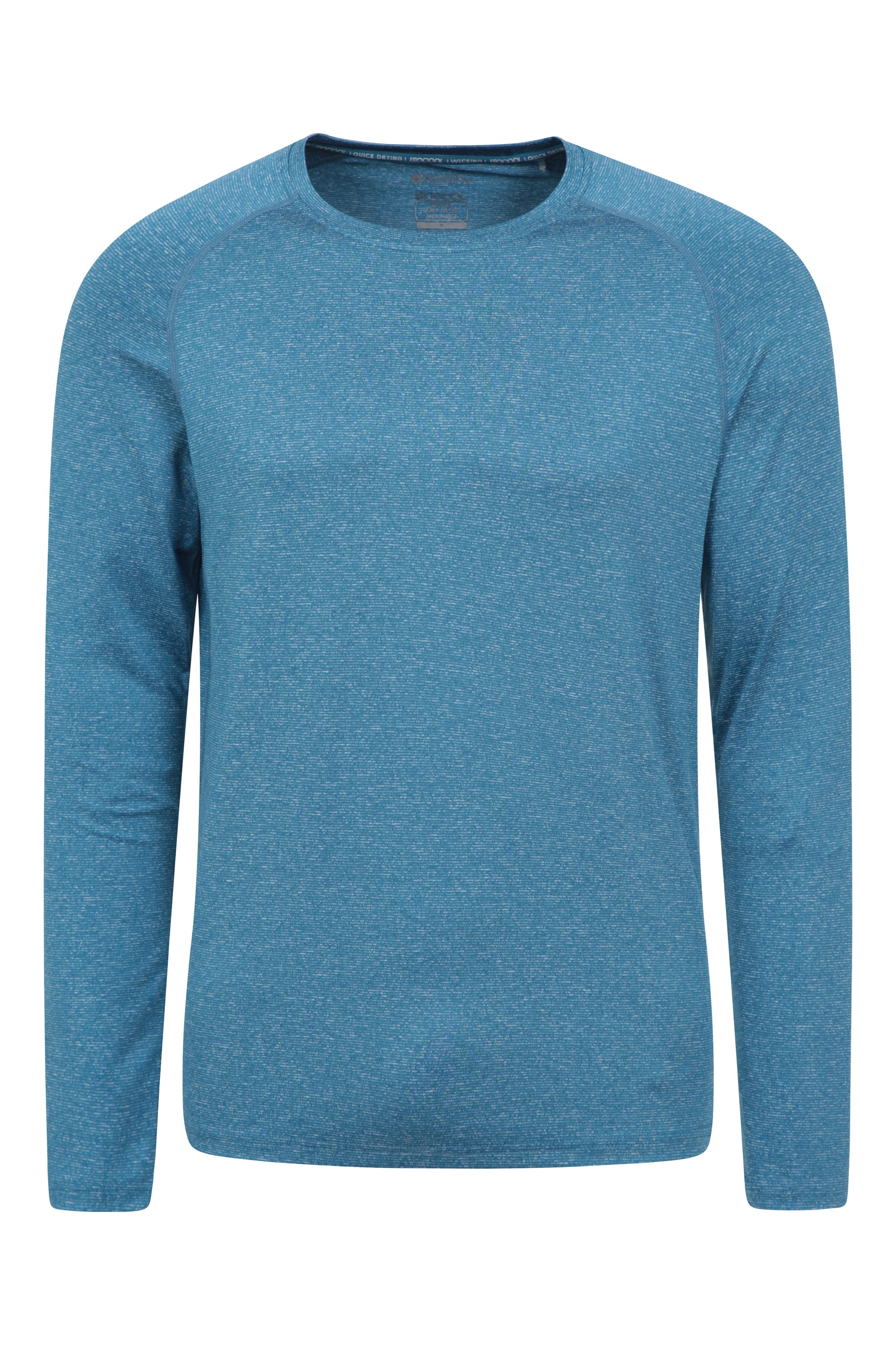 Invierno camiseta antibacteriana de secado rápido Mountain Warehouse Camiseta térmica interior de lana merina con manga larga para hombre Camiseta ligera 