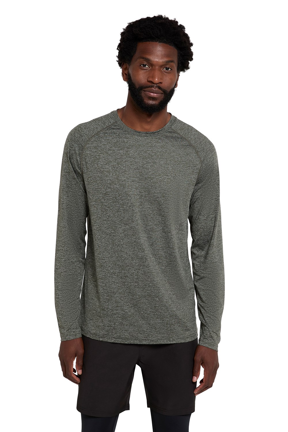 Mountain Warehouse Men Agra IsoCool Top Male Striped Quick Dry UPF 30 Active Top - Picture 22 of 28