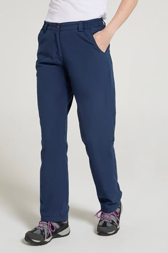 Winter Trek II  Womens Fleece Lined Pants Navy