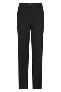 Women's Fleece Lined Pants With Pockets Straight Leg Trousers