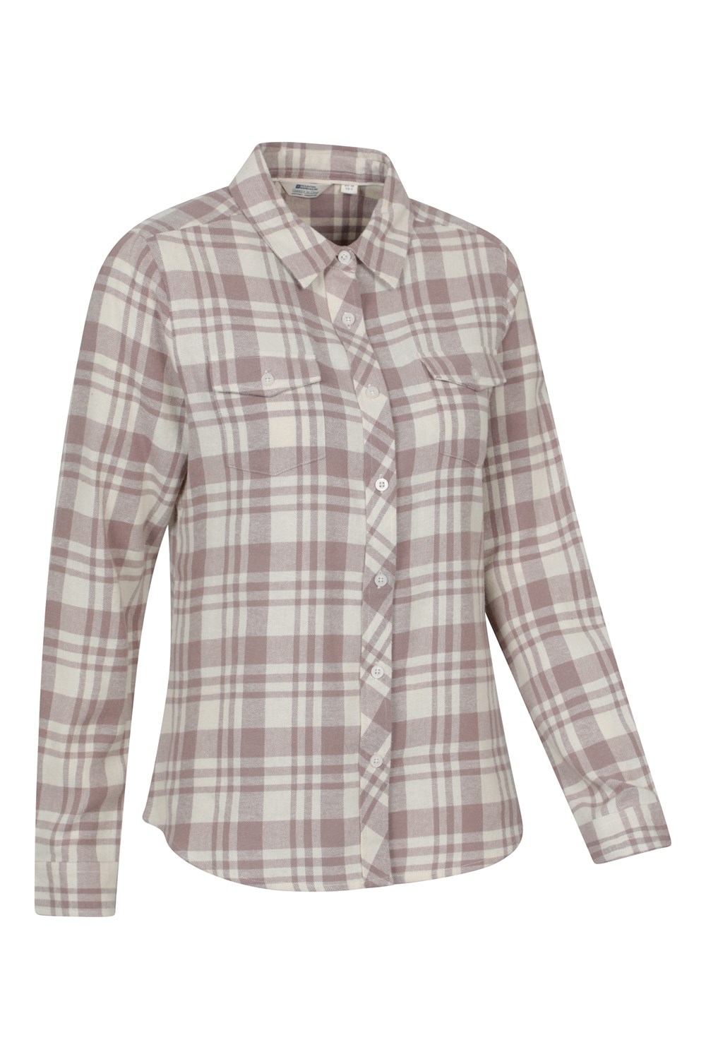 Mountain Warehouse Womens Willow Brushed Flannel Shirt Ladies Lightweight Blouse - Picture 14 of 94