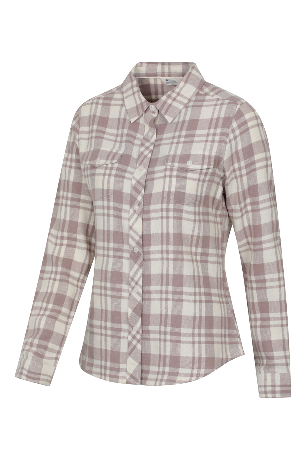 Mountain Warehouse Womens Willow Brushed Flannel Shirt Ladies Lightweight Blouse - Picture 16 of 94