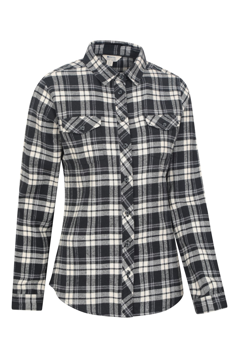 Mountain Warehouse Womens Willow Brushed Flannel Shirt Ladies Lightweight Blouse - Picture 36 of 94
