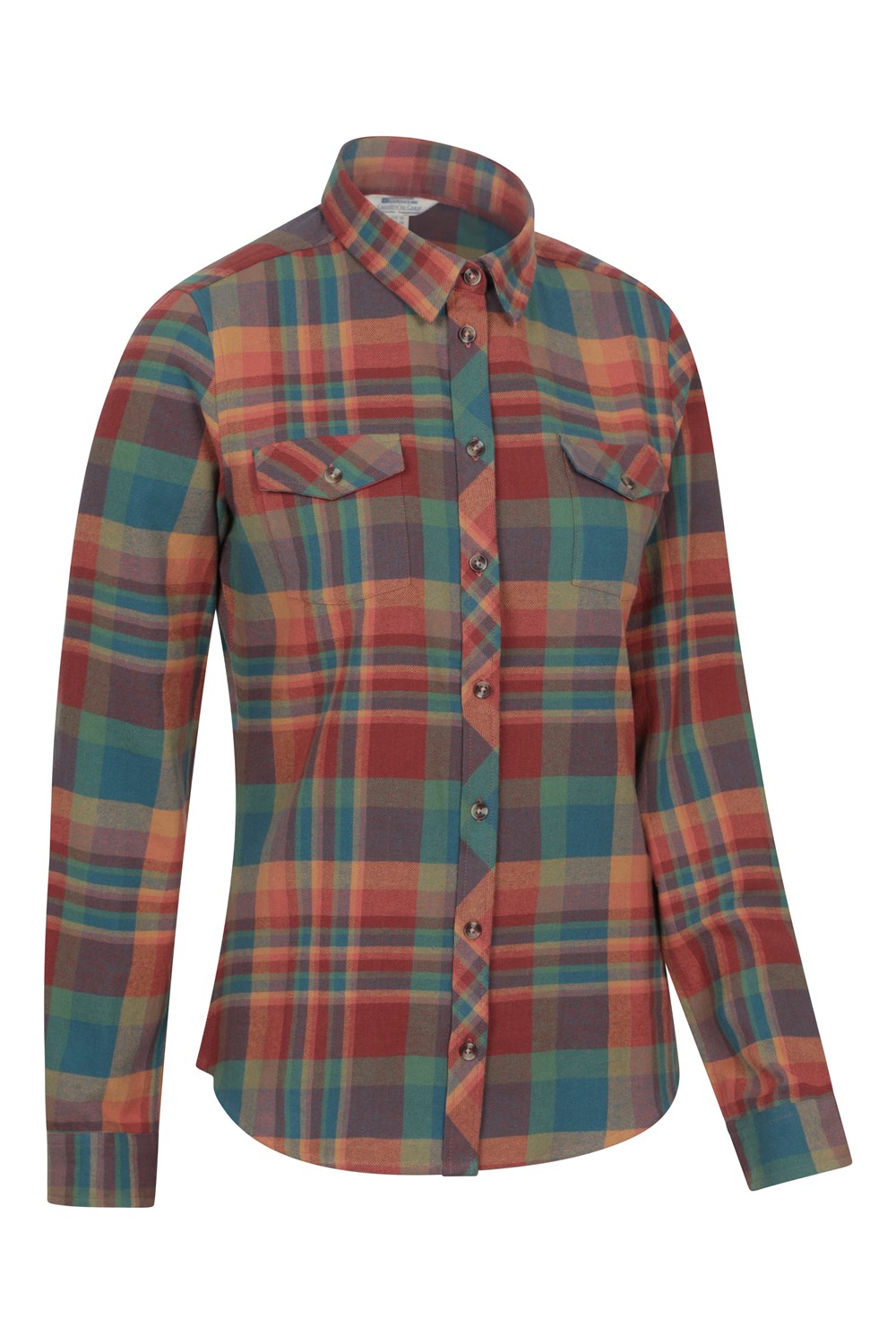 Mountain Warehouse Womens Willow Brushed Flannel Shirt Ladies Lightweight Blouse - Picture 60 of 94