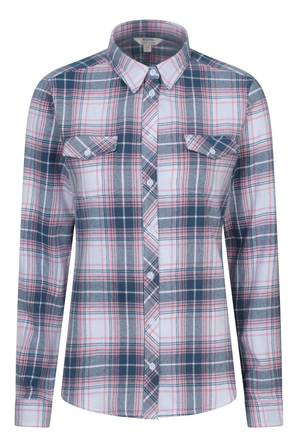 Mountain Warehouse Womens Willow Brushed Flannel Shirt Ladies Lightweight Blouse - Picture 78 of 94