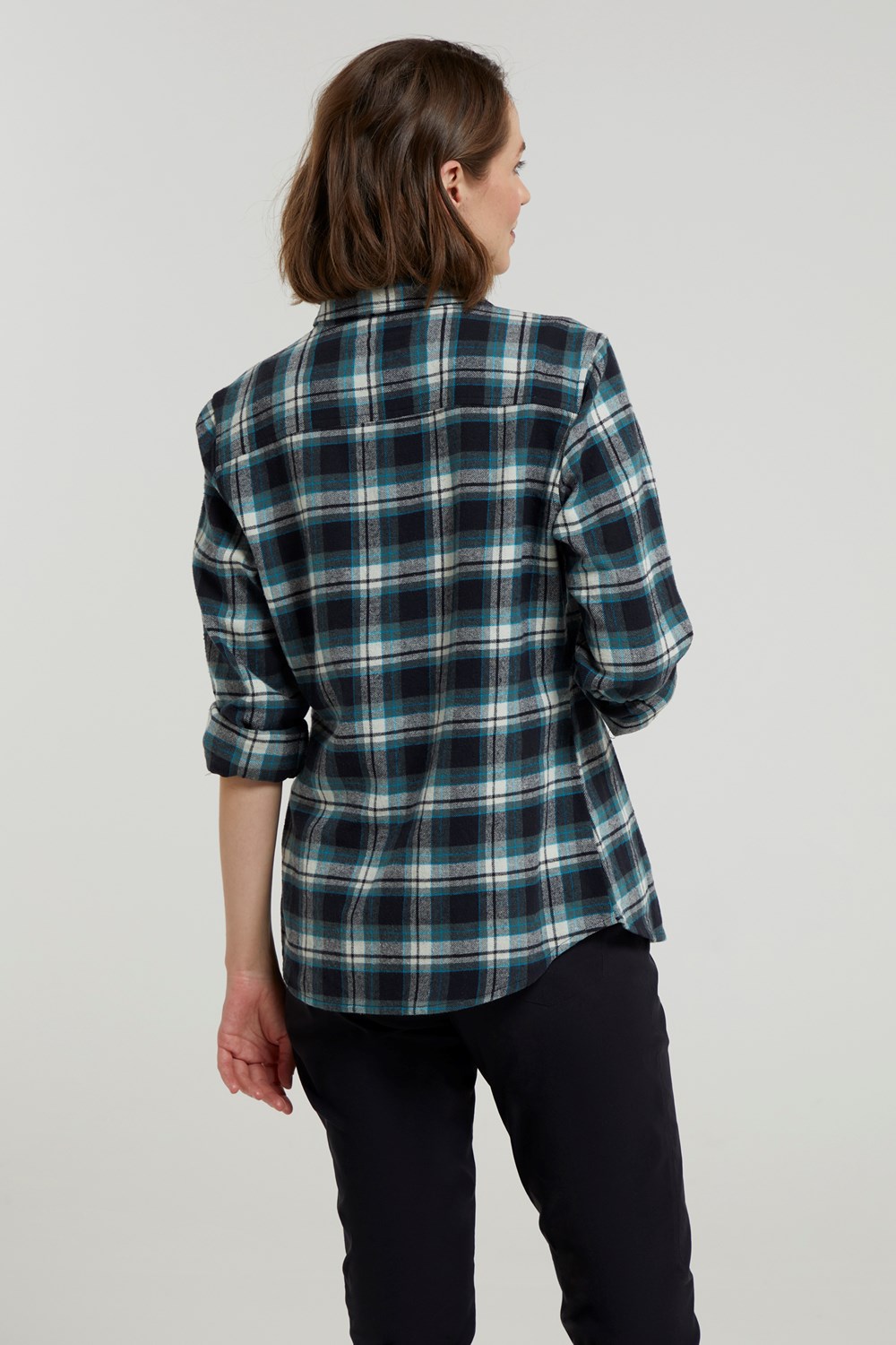 Mountain Warehouse Womens Willow Brushed Flannel Shirt Ladies Lightweight Blouse - Picture 88 of 94