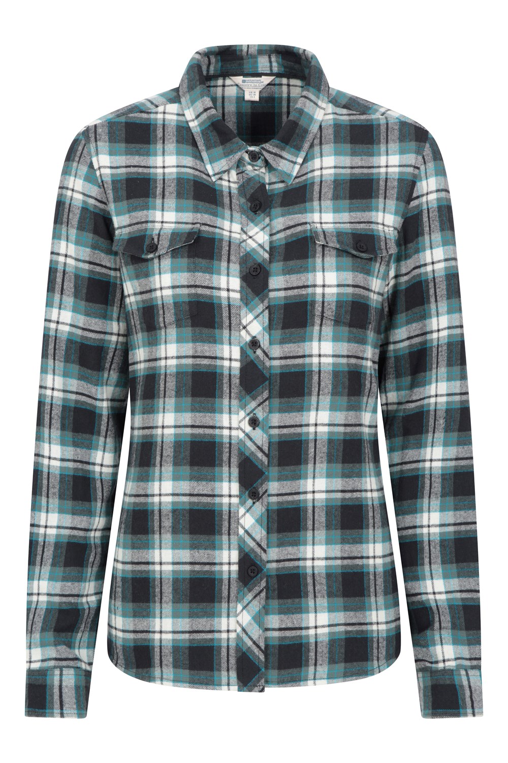 Mountain Warehouse Womens Willow Brushed Flannel Shirt Ladies Lightweight Blouse - Picture 89 of 94