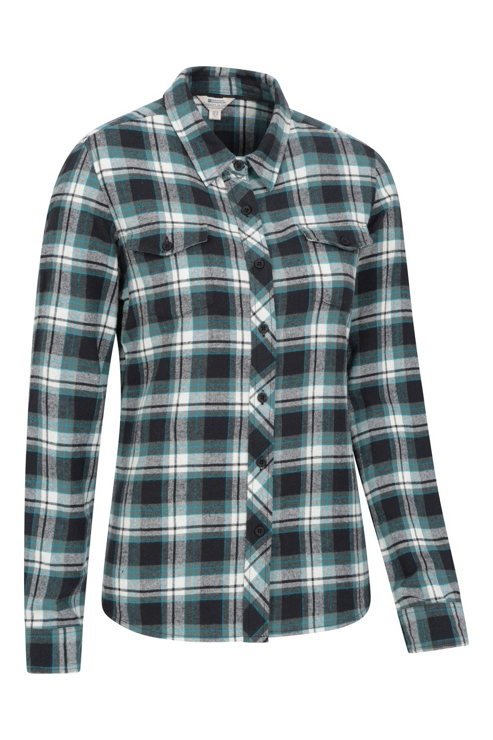Mountain Warehouse Womens Willow Brushed Flannel Shirt Ladies Lightweight Blouse - Picture 90 of 94