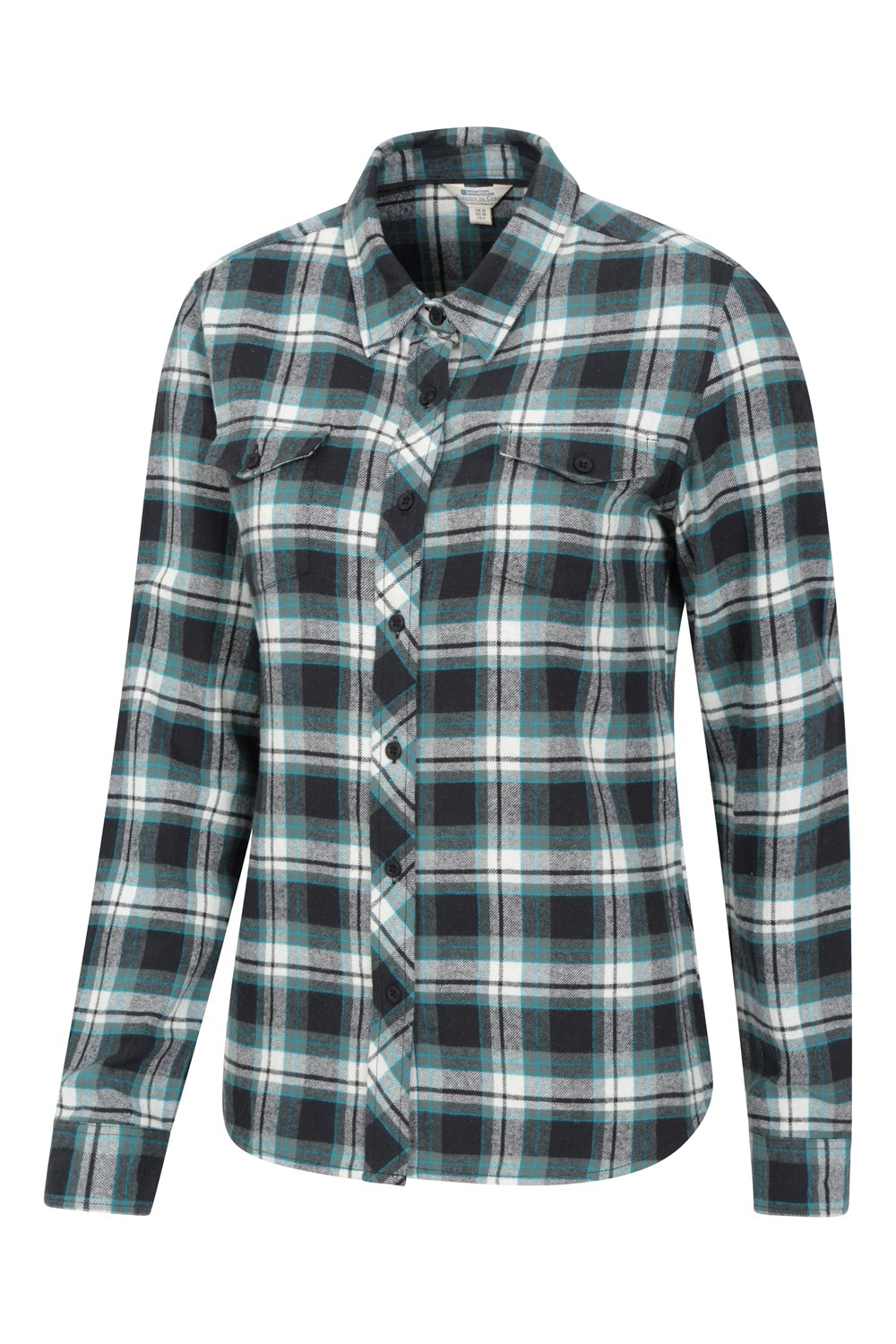 Mountain Warehouse Womens Willow Brushed Flannel Shirt Ladies Lightweight Blouse - Picture 92 of 94