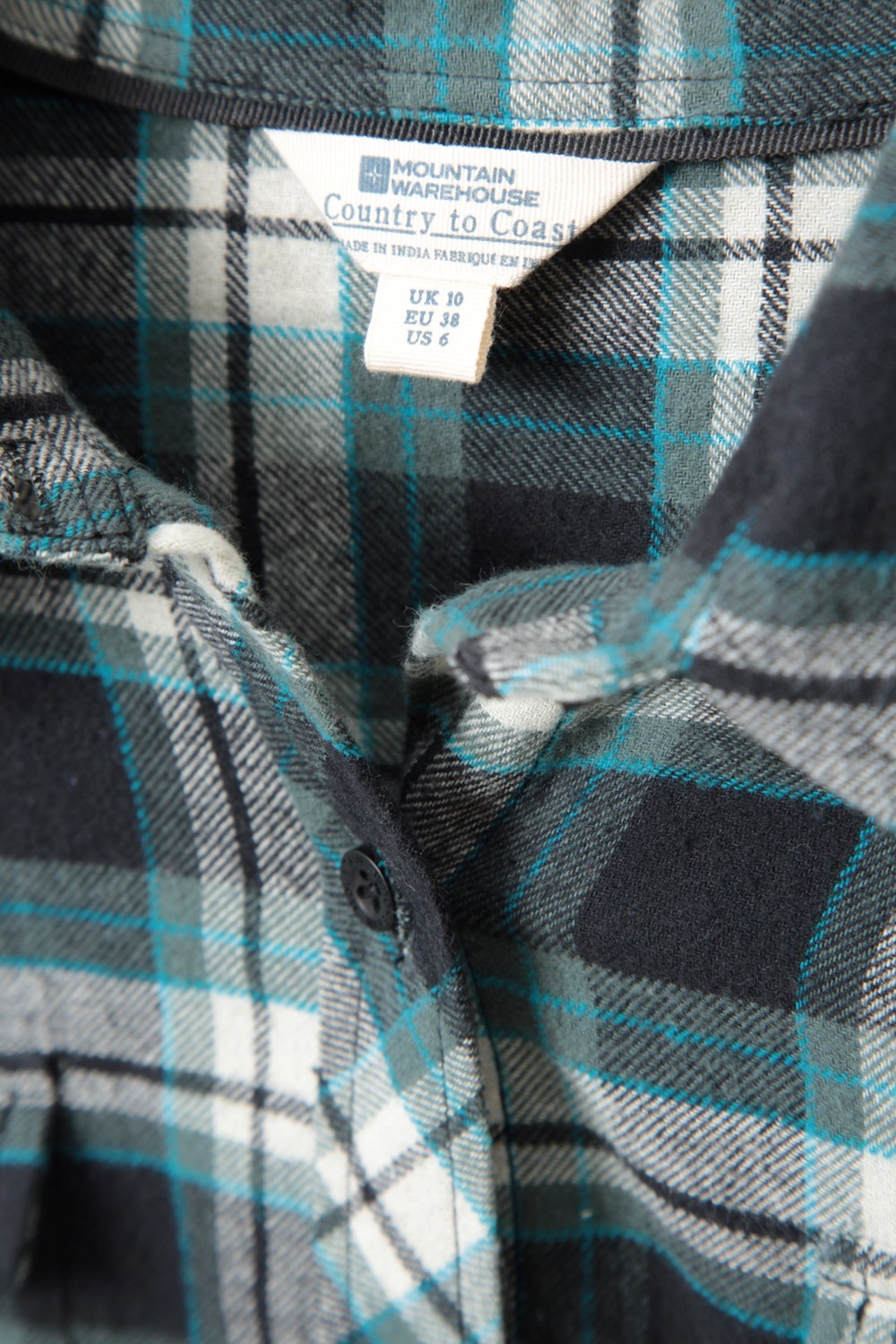Mountain Warehouse Womens Willow Brushed Flannel Shirt Ladies Lightweight Blouse - Picture 93 of 94