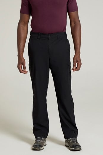 Winter Trek Stretch Mens Fleece Lined Trouser Jet Black