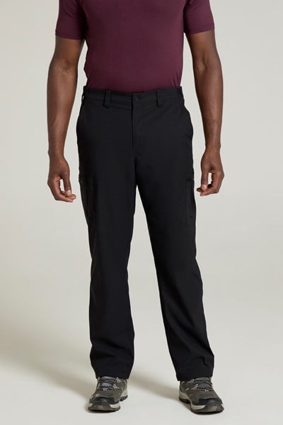 Winter Trek Stretch Mens Fleece Lined Trouser - Charcoal