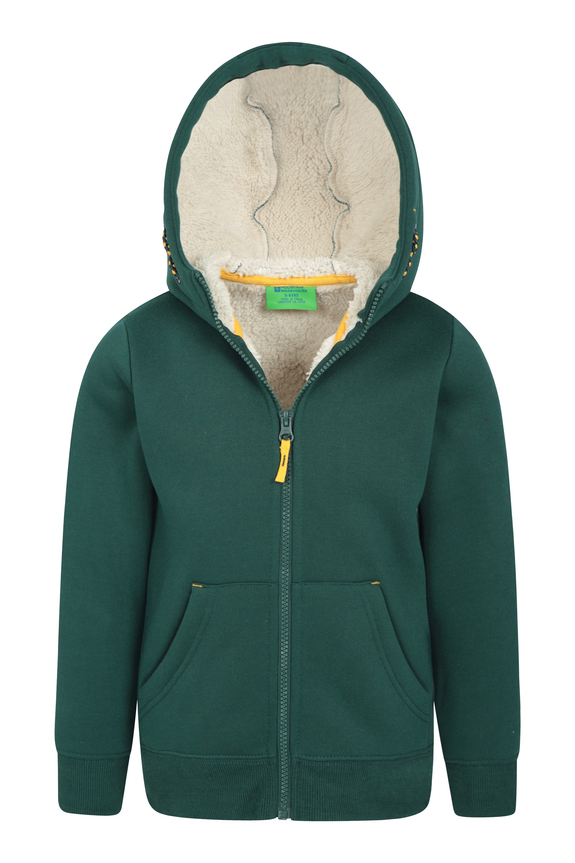 Childrens fur lined hoodie