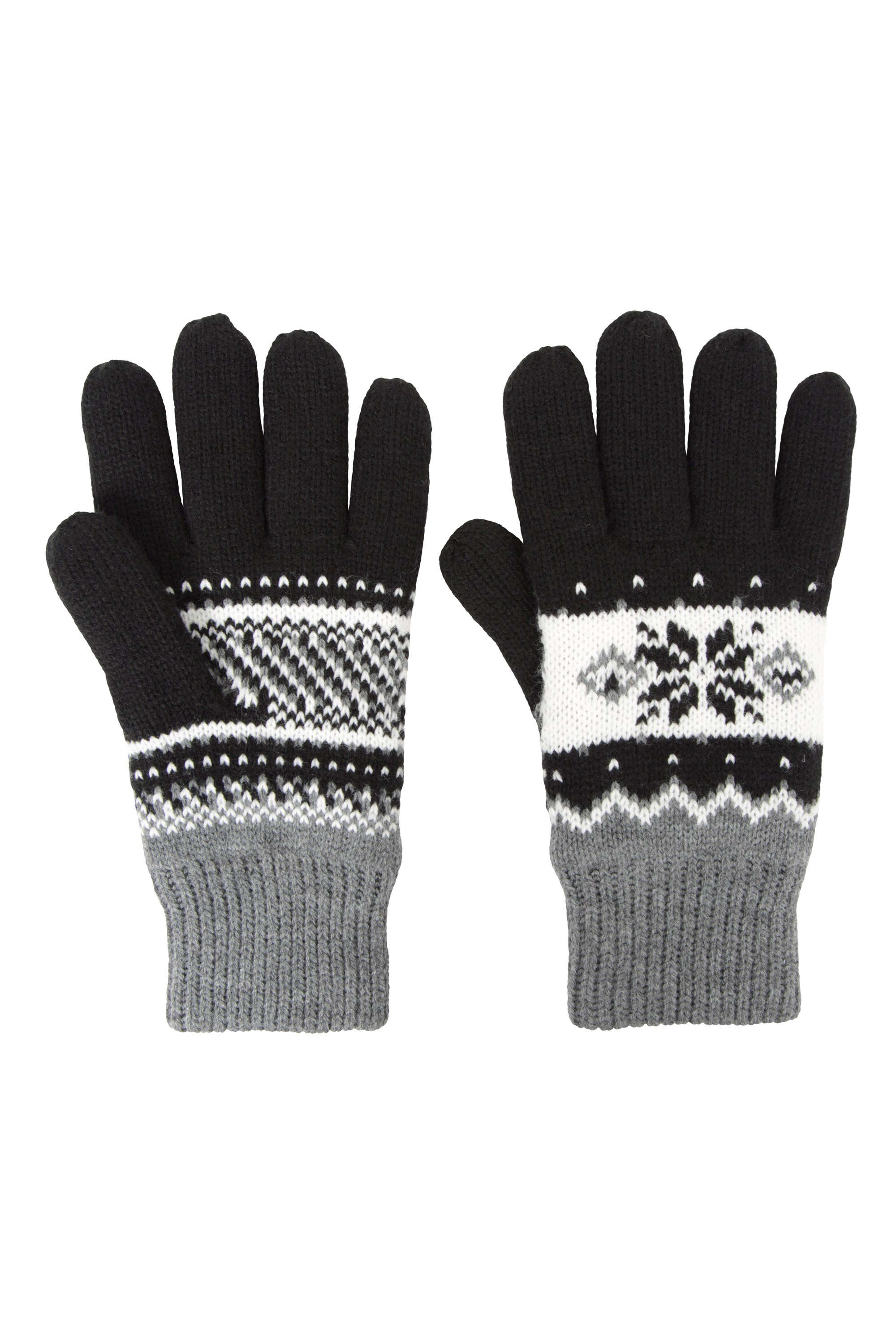 FLOSO® Ladies/Womens Thinsulate Fairisle Thermal Gloves 3M 40g 