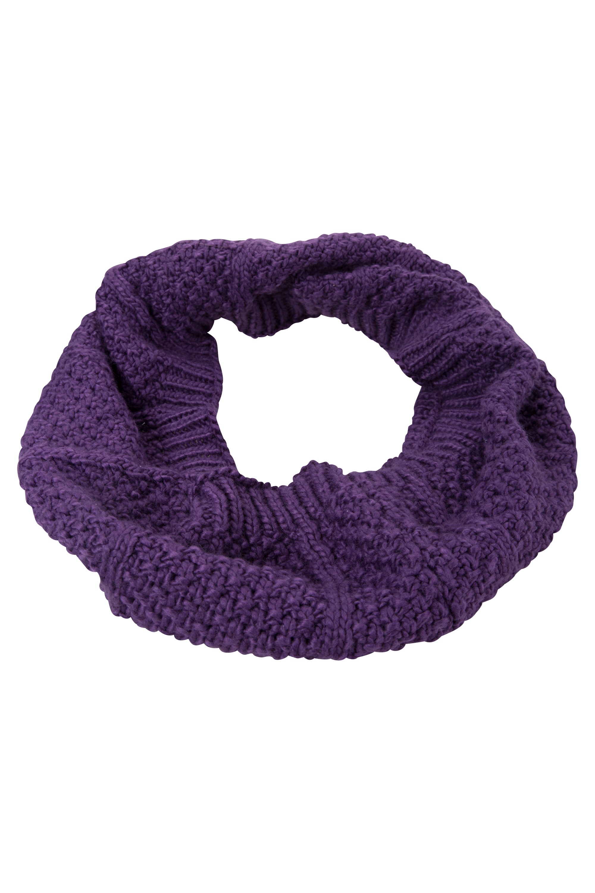 Mountain Warehouse Alaska Knitted Womens Snood Purple