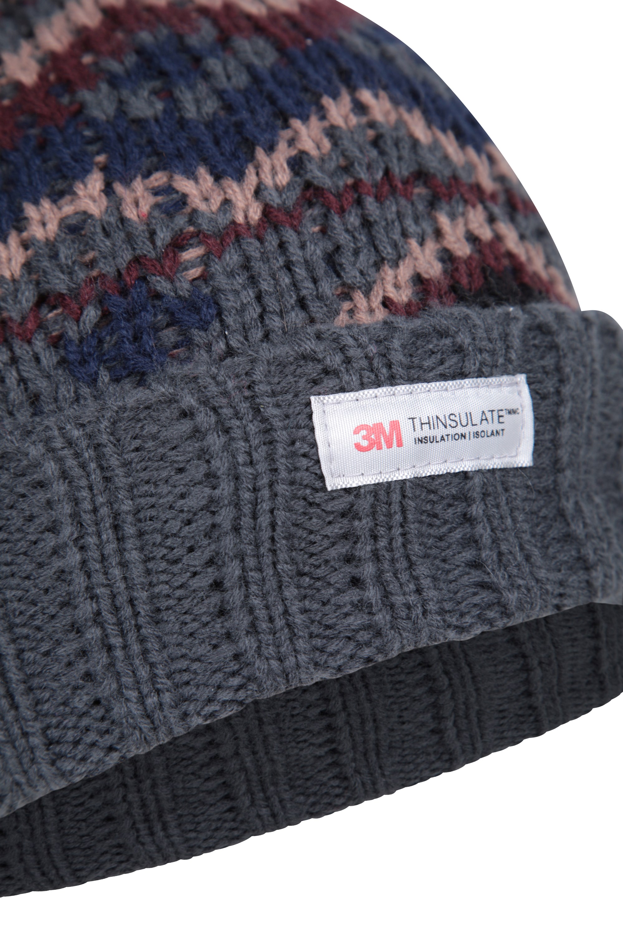 Thinsulate Fairisle Mens Beanie