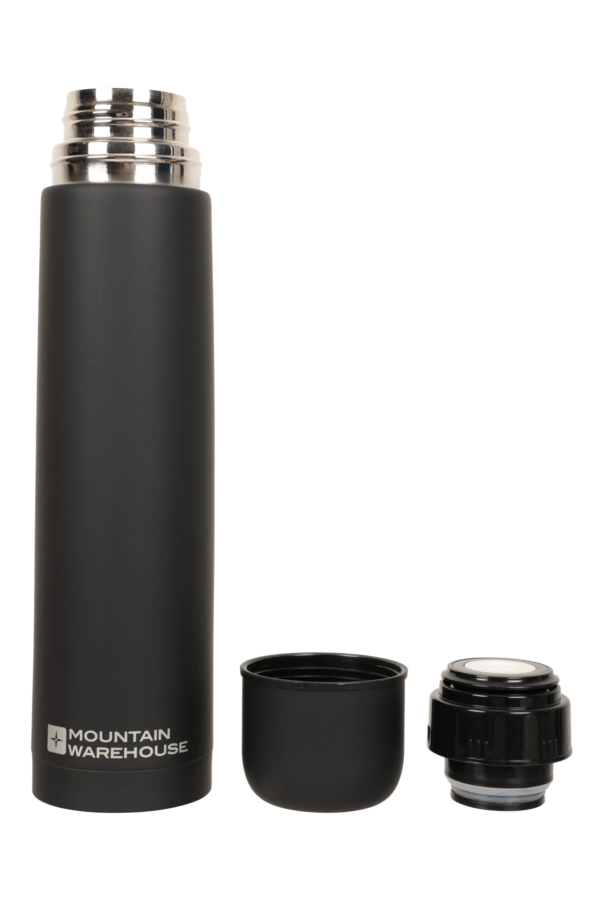 Double Walled Rubber Finish Flask