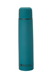 Double Walled Rubber Finish Flask - 1L Teal