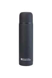 Double Walled Rubber Finish Flask - 500ml Black