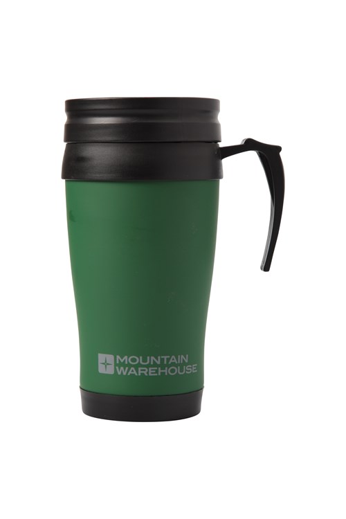 Rubber Feel Travel Mug With Handle 420ml Mountain Warehouse Us