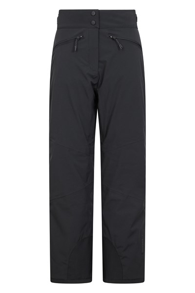 Isola Womens Extreme RECCO Waterproof Ski Pants - Short Length - Black