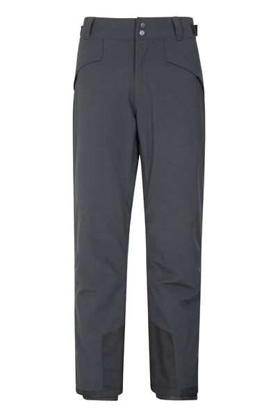 Orbit Mens 4-Way-Stretch Ski Pants - Short Length - Grey