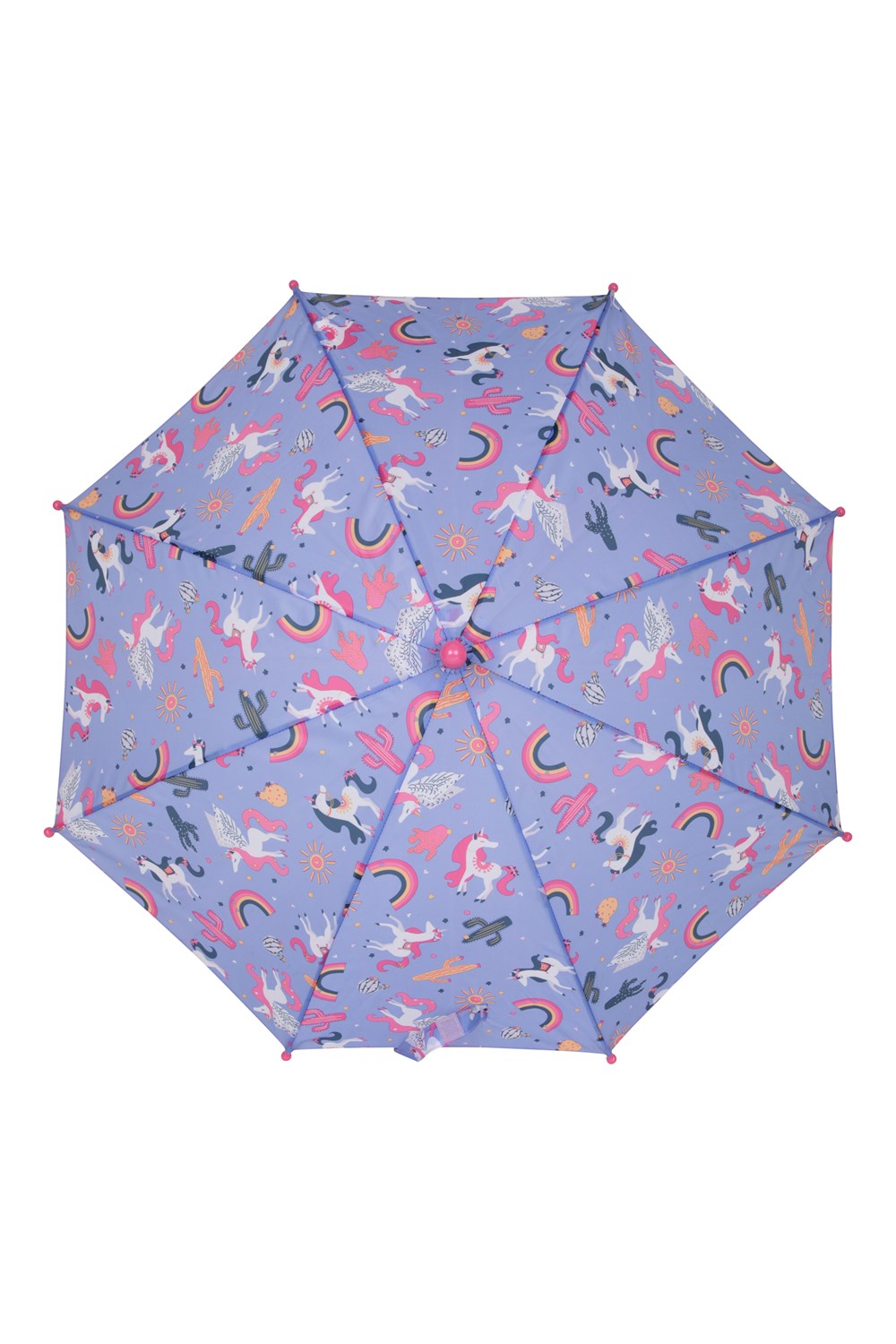 Mountain Warehouse Kids Printed Umbrella Childrens Plastic Handle Rain Brolly - Picture 16 of 34
