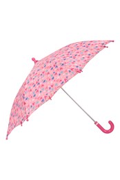 Kids Printed Umbrella Pink