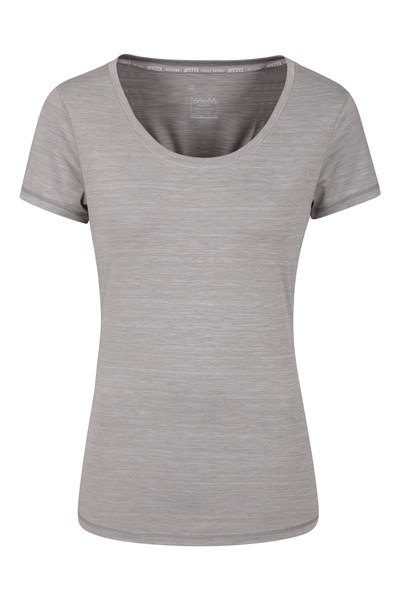 IsoCool Dynamic Panna Womens T-Shirt - Grey