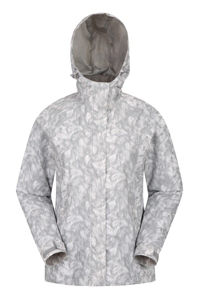 Torrent Womens Printed Waterproof Jacket - Grey
