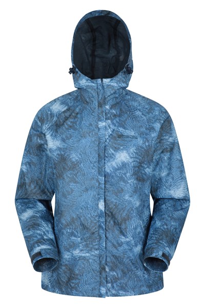 Torrent Womens Printed Waterproof Jacket - Navy