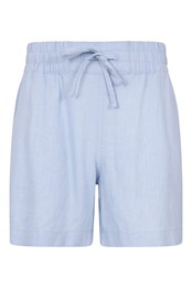 Summer Island Womens Shorts Pale Blue