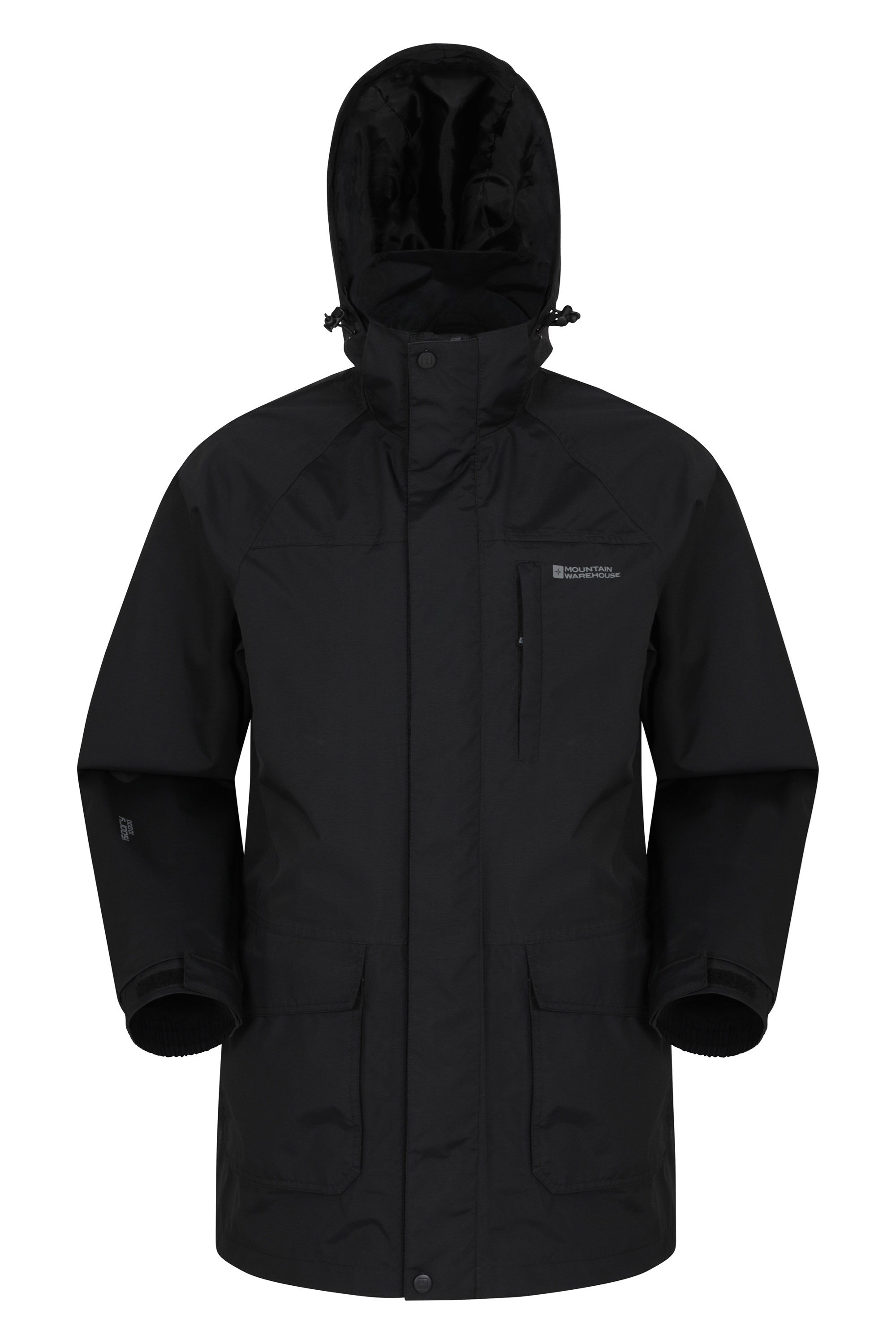 Glacier II Mens Long Waterproof Jacket | Mountain Warehouse CA